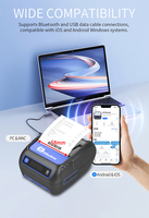 Imprimante thermique portable P58F Mini 58 mm Bluetooth pour factures et étiquettes – Fournisseur et fabricant