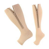 Chaussettes de compression athlétiques haute performance pour la course longue distance et le cyclisme