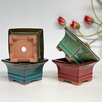 Pot Bunga Keramik Kreatif, Pot Tanaman Bonsai, Pot Taman, Pot Sukulen, Pot Hias Hewan Lucu