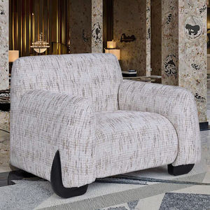 आधुनिक सुरुचिपूर्ण होटल लिविंग रूम <span class=keywords><strong>1</strong></span> व्यक्ति सीट सोफे आरामदायक कपड़े बैकरेस्ट आर्म सोफा - Product Image 1