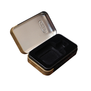 Emballage de parfum personnalisé boîte en fer blanc ensembles cadeaux de parfum en métal boîte en métal - Product Image 5