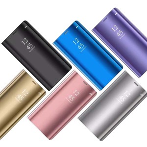 Cuero de lujo para <span class=keywords><strong>Samsung</strong></span> A52 A32 A55 A35 A06 cubierta de teléfono con tapa de espejo, Funda de cuero con tapa de galvanoplastia A06 A16 A26 A36 A56 S25 - Product Image 5