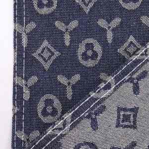 प्रीमियम 10 औंस हेवीवेट बुना हुआ डेनिम 70% कपास 30% पॉली गैर-खिंचाव नीले काले पर्यावरण के अनुकूल असबाब विच सुविधा - Product Image 1