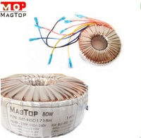 ROHS 50/60hz 220V 120V 24V 12V 3A 3000mA 5A 20A 30VA 50VA Toroïdal transformateur de puissance