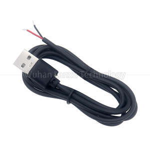 Chất lượng cao 5V <span class=keywords><strong>USB</strong></span> 2.0 một Nam để mở Tước Trần 2pin dây kết thúc Pigtail cáp cho LED dải ánh sáng đèn - Product Image 2
