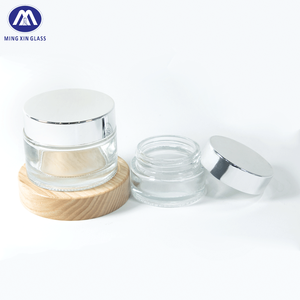 Sang Trọng 50G Vòng Thủy Tinh Trang Điểm Lọ Nhà Máy Chăm sóc Da Mỹ Phẩm Mặt Kem Lọ Cho Mỹ Phẩm - Product Image 4