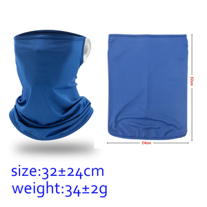 Làm Mát Cổ Gaiter Balaclava Với Tai Vòng UV Bảo Vệ Gator Mặt Mặt Nạ Mặt Bandanas Cổ Bìa - Product Image 2
