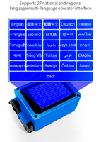 Imprimante thermique portable mini 12,7 mm pour codes QR, codes-barres, dates, numéros, logos, dates d'expiration, étiquettes, imprimante à jet d'encre thermique portable
