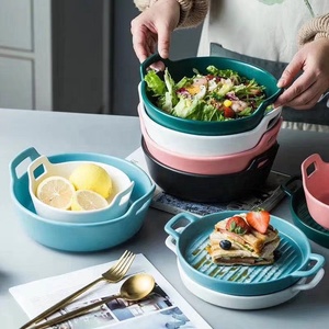 Piatto ovale in porcellana stampato piatti da portata in ceramica monouso <span class=keywords><strong>antipasto</strong></span> e piatti a Buffet per uso domestico e ristorante - Product Image 4