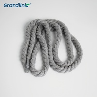 Vente en gros de 3 brins de lacets torsadés ronds et épais de 8 mm en corde de polyester chaussures de basket-ball de sport décontractées baskets avec lacets