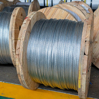 Alambre de Acero Galvanizado 7/1.04mm 7/1.57mm 3/16 Pulgadas para Soporte de Invernaderos, Suministro a Colombia y Ecuador