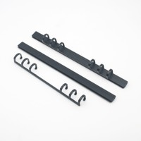 Clip métallique coulissant robuste à 6 trous détachable, attache de reliure DIY pour albums photo, calendriers et journaux