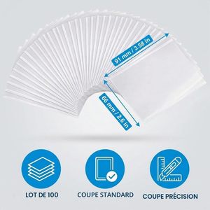 1000 Counts <b>Penny</b> Soft <b>Sleeves</b> Baseball Card <b>Sleeves</b> Top Loaders Recyclable PP Material Silk Screen Printed for Trading Cards - Product Image 3