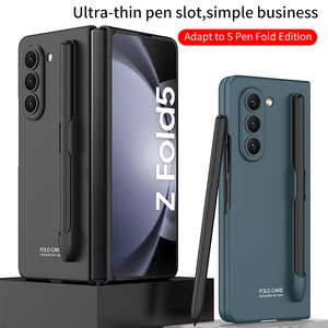 <span class=keywords><strong>GKK</strong></span> Nouveau produit Ultra-mince avec fente pour stylo Étui pour téléphone PC pour Samsung Galaxy Z Fold 5 Étui élégant et minimaliste - Product Image 2