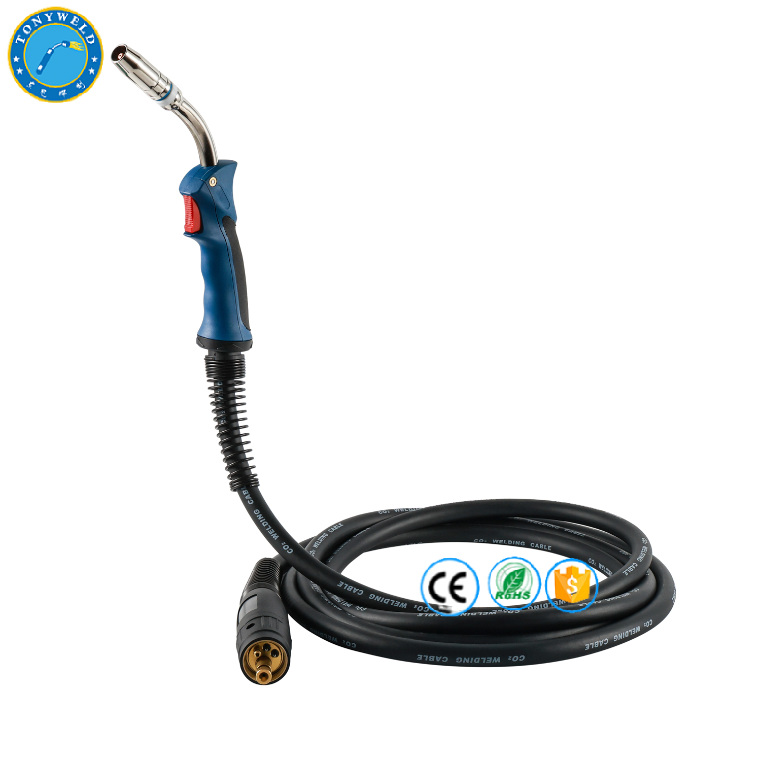 BZL-MB GRIP 25AK Air Cooled MIG Welding Torch - Tonyweld
