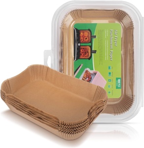 2025 Wholese <b>Air</b> <b>Fryer</b> Paper <b>Liner</b> Non-stick Disposable Oven Accessories Parchment Paper Silicone Mats 1 Per Kit <b>for</b> Natural - Product Image 5