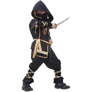 Disfraces de Halloween Ninja para niños, disfraz de fiesta de Anime