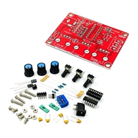 Function Signal Generator DIY Kit Sine/Triangle/Square Output 1Hz-1MHz Signal Generator Adjustable Frequency Amplitude XR2206