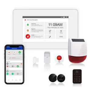 KERUI Wireless WIFI GSM 4G Alarm System Kit Home Burglar Alarm Security PIR Motion Smart Intelligent Sensor Door Security Alarm