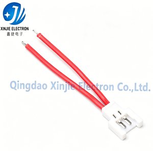 Faisceau de câbles personnalisé avec connecteur JST 2 broches, faisceau de câbles certifié UL CE ISO, faisceau de câbles rouge pour mini-équipements électriques - Product Image 2