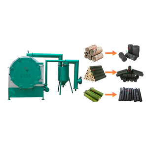 Four de carbonisation <span class=keywords><strong>à</strong></span> flux <span class=keywords><strong>d</strong></span>'air horizontal pour branches de palmier, bois de chauffage et charbon de bois, machine <span class=keywords><strong>à</strong></span> charbon de coco - Product Image 3