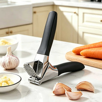 Zware uitvoering knoflookpers van zinklegering, professionele peller, crusher, keukenhulp, food grade, handmatige gemberpers, multifunctioneel