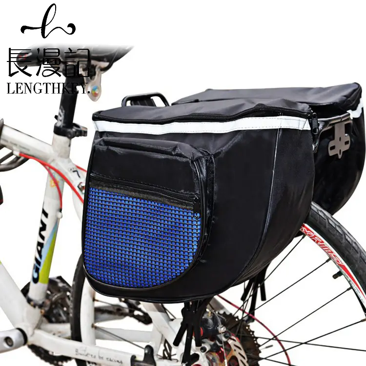 2022 Amazon's best-selling mountain bike rear shelf support bag double drag bag saddle bag high-capacity cycling accessories