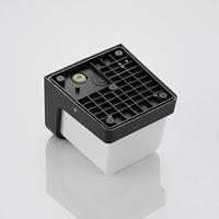Lámpara de Pared LED con Sensor de Movimiento Cuadrado de Material PC PW1703-E27-PIR -S, Portalámparas E27, Lámpara de Pared con Sensor de Movimiento para Exteriores