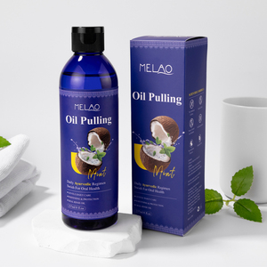 Bain de bouche domestique à l'huile de <span class=keywords><strong>menthe</strong></span> pour le oil pulling, nettoyant, haleine fraîche, hydratant, formule douce non grasse - Product Image 5