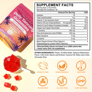 OneBtanicl vegano supporto senza zucchero naturale processo di <span class=keywords><strong>abbronzatura</strong></span> promuove la salute della pelle bagliore sole abbronzante quotidiano abbronzante - Product Image 3