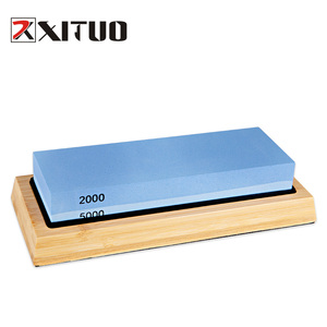 <span class=keywords><strong>Pierre</strong></span> à aiguiser les couteaux Kit de <span class=keywords><strong>pierre</strong></span> à aiguiser 2 côtés Affûtage rapide pour damas et <span class=keywords><strong>couteau</strong></span> de qualité <span class=keywords><strong>avec</strong></span> base en bambou antidérapante - Product Image 6