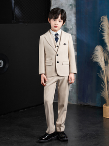 Costume de mariage pour garçons enfants vin rouge scène Performance costume formel enfants école costume enfants anniversaire cérémonie chœur Costume - Product Image 3