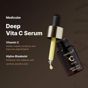 Ampolla Medicube Deep Vita C con 14.5% de Vitamina C, Sérum para Rostro y Cuello, Elimina Imperfecciones - Product Image 4
