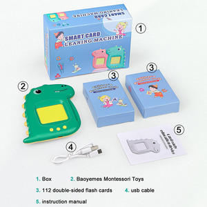 Kids Toddler Talking Flash Cards Talking Flash <strong>Dinosaur</strong> Cards Speech <strong>Therapy</strong> Toys Preschool Learning Educational Toys - Product Image 6