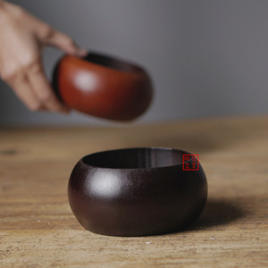 Plateau à collation en bambou, plateau de rangement rond multifonctionnel pour cérémonie du thé et fruits secs, origine Anji - Product Image 1