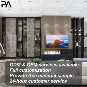<span class=keywords><strong>Meuble</strong></span> <span class=keywords><strong>TV</strong></span> Design Moderne de Luxe PA avec Console, <span class=keywords><strong>Ensemble</strong></span> Complet pour Salon - Product Image 5