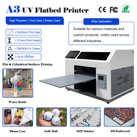 Impresora UV DTF Reeleyin A3 3355 con Cabezal de Impresión XP600 para Cuero, Adhesivos, Pequeños Negocios, Fundas de Teléfono, Pelotas de Golf, Botellas de Agua