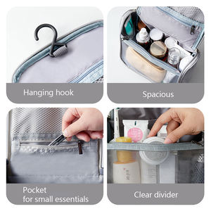 <span class=keywords><strong>Neceser</strong></span> Personalizado Premium, Bolsa de Aseo, Organizador de Artículos Esenciales de <span class=keywords><strong>Viaje</strong></span> para Hombre y <span class=keywords><strong>Mujer</strong></span>, Bolsa Promocional para Viajes de Negocios y Aerolíneas - Product Image 4