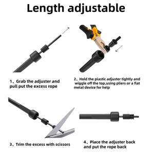 मल्टीकोलर पीसी प्लास्टिक के साथ थोक कूद रस्सी - Product Image 4