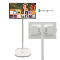 TV Pintar Portabel Nirkabel 21.5/24/27/32 Inci dengan Monitor Android, Layar Sentuh, dan Baterai 10 Jam, serta Layar LCD Refee