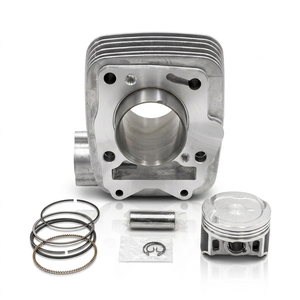 Kit de bloc-cylindre de moteur de scooter TVS NTORQ 125 de haute qualité, taille standard 53,50 mm, avec jeu de segments de piston standard OEM - Product Image 3