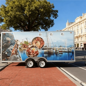 Remorque à café, Food Truck, Cuisine mobile, Remorque de restauration rapide, Camion de service commercial avec fenêtre de service, Remorque de concession - Product Image 5