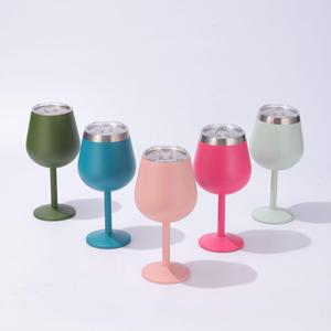 Supplie Hot Sales Wholesale Stainless Steel Custom Color logo Stainless Steel Shot <strong>Glass</strong> with Lid for Party - Product Image 2