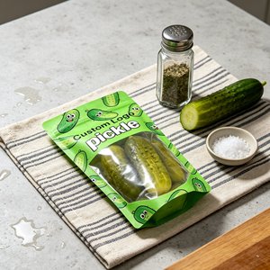 Pochette refermable en PE imprimée sur mesure, résistante à l'humidité, sac d'emballage en plastique pour emballage multifonctionnel - Product Image 1