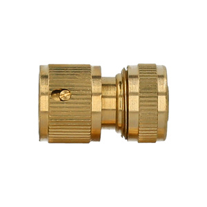 Connettore per Tubo in Ottone da 1/2 Pollice con Funzione STOP - Product Image 1