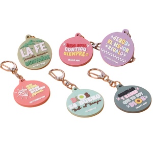 New Style Custom 2D 3D Soft PVC Keychains Promotional Custom Design Your Own Logo Rubber Soft PVC Metal KeyChain