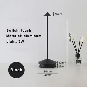 <span class=keywords><strong>Lampada</strong></span> da Tavolo a LED Ricaricabile Zafferano <span class=keywords><strong>Poldina</strong></span>, Design Moderno Europeo per Decorazione Hotel e Ristoranti - Product Image 3
