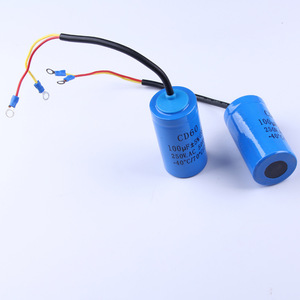 Condensateur de démarrage Cd60 100µF 250V pour moteurs électriques et compresseurs d'air - Product Image 2