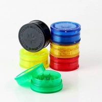Moulin à herbes et épices multifonctionnel en plastique, 3 couches, 40mm/60mm, certifié CE/FCC/ROHS, personnalisable, vente en gros à prix réduit