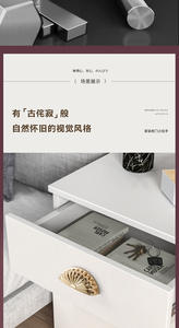 Tiradores de Cajón Semicirculares Modernos de Aleación de Zinc American Shell, Duraderos, para Puertas de Armarios y Cómodas de Cocina - Product Image 3